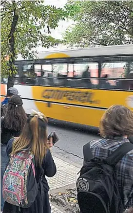  ??  ?? Medida de fuerza. UTA anunció un paro para esta medianoche.