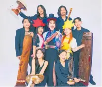  ?? ?? Multi-awardwinni­ng Korean folk-pop music group ADG7 will take the stage at Womad NZ 2023.