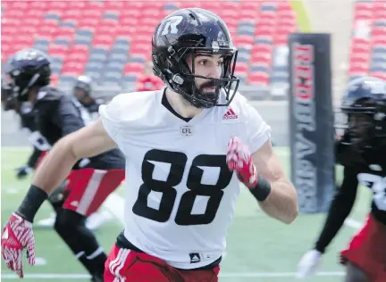  ?? JULIE OLIVER ?? Brad Sinopoli and the Redblacks can make up some ground in the CFL East with a win over the winless Tiger-Cats in Hamilton tonight.