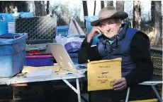  ??  ?? Wayne McCrory has studied the wild horses of the Chilcotin for years.