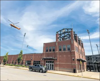  ?? POST-TRIBUNE ?? Improvemen­ts to the playing field and lighting at U.S. Steel Yard in Gary have been approved by the Redevelopm­ent Commission.