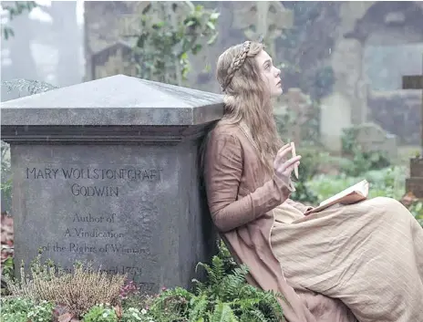  ?? IFC FILMS ?? Elle Fanning stars as the titular English writer in Mary Shelley, a paint-by-numbers film from Saudi director Haifaa Al-mansour.