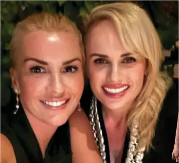  ?? ?? Announceme­nt: Actress Rebel Wilson poses with her new girlfriend Ramona Agruma