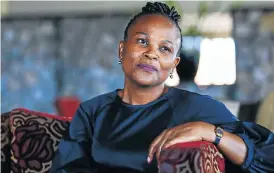  ?? /Sunday Times ?? Money for probes: Public Protector Busisiwe Mkhwebane ruled out donor funding on Thursday, but said the office’s current allocation of R263.3m was ‘a drop in the ocean’.