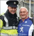  ??  ?? John Reen from Rathmore with Garda John Crowley.