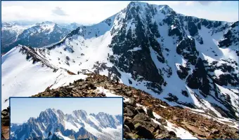  ??  ?? Observator­y Gully, Ben Nevis
Like Mont Blanc, Alps