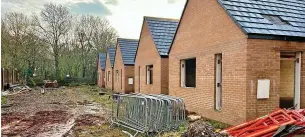  ?? ?? ● Work has resumed on Livv Housing Group’s Sandymoor scheme in Runcorn