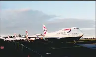  ??  ?? In this file photo, retired British Airways Boeing 747-400 parked at Cotsworld Airport in Kemble, England. British Airways said on Oct 12, that CEO Alex Cruz has been replaced after 4 1/2 years on the job. (AP)