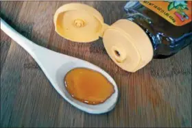  ?? PHOTO BY EMILY RYAN ?? “The one nice thing about honey is you can usually get away with using less of it to get the same sweetness,” says Judy Matusky of Athens Nutrition.