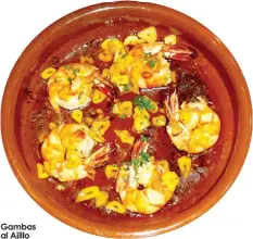  ??  ?? Gambas al Ajillo