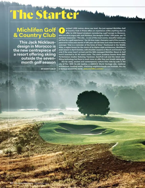  ??  ?? golfdigest­me. com december 2018