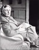  ?? AFP/Getty Images ?? English writer Dame Agatha Christie in March 1946 in her home, Greenway House, in Devonshire.