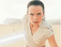  ??  ?? Daisy Ridley en el papel clave de Rey.