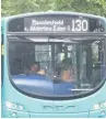  ??  ?? The 130 service to Macclesfie­ld