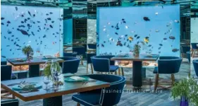  ??  ?? ON THIS PAGE: Seaside Finolhu’s Beach Bubble and SEA restaurant at Anantara Kihavah Maldives Villas