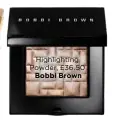  ??  ?? Highlighti­ng Powder, £36.50
Bobbi Brown