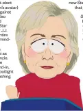  ??  ?? South Park has endorsed Hillary “Sandwich” Clinton, sort of.