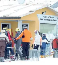  ??  ?? Epilogo amaro A meno di un miracolo, le piste di sci a Malga San Giorgio non apriranno quest’inverno