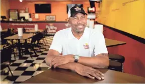  ?? MAX GERSH / THE COMMERCIAL APPEAL ?? Will Smith is the franchise owner of The Wing Guru in Southaven. The new restaurant will open Friday at 7090 Malco Blvd.