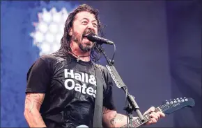  ?? Al Wagner / Associated Press ?? Rocker and filmmaker Dave Grohl of the Foo Fighters has a new film, “What Drives Us,” an emotional statement about the power of live music and its absence.