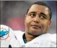  ?? ALLEN EYESTONE / THE PALM BEACH POST ?? Jonathan Martin hasn’t played in the NFL since accusing teammates of bullying him in 2013.