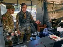  ?? ?? Chasity Nunez (top right), 27, was a member of the Connecticu­t National Guard. Her daughter, Zella Nunez, 11, was also killed.