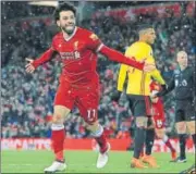  ?? AFP PHOTO ?? Liverpool's Mohamed Salah is the topscorer in the Premier League with 28 goals, four ahead of Harry Kane.