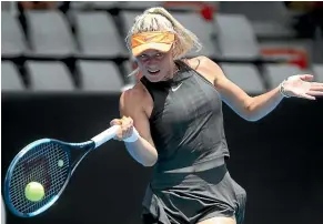  ?? GETTY IMAGES ?? Paige Hourigan is New Zealand’s top ranked female at No 439.
