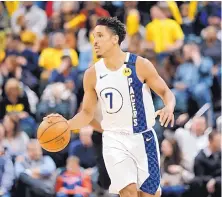  ?? ASSOCIATED PRESS ?? Indiana’s Malcolm Brogdon has revealed a positive coronaviru­s test. The NBA has begun mandated virus testing for players with the hopes they’ll have recovered when the season begins.