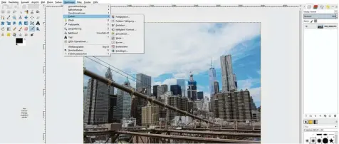  ?? Fotos: Steffen Haubner (Screenshot­s) ?? Profession­ell: Das kostenlose Foto Programm Gimp bietet alles, was man für eine perfekte Bildbearbe­itung braucht.