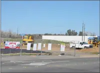  ??  ?? The new Maverik truck stop is under constructi­on on the corner of Feather River Boulevard and Oroville Dam Boulevard East in Oroville and is scheduled to be finished in July.