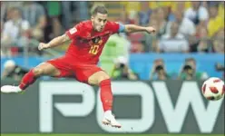  ??  ?? LÍDER. Hazard está destacando con Bélgica en el Mundial de Rusia.