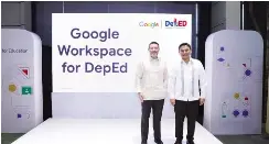 DEPED COLLABORAT­ES WITH GOOGLE TO EMPOWER TEACHERS WITH GOOGLE ...
