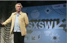  ??  ?? David Byrne takes part in a recent South by Southwest Music Festival in Austin, Texas. Austin city officials have canceled the South by Southwest arts and technology festival.