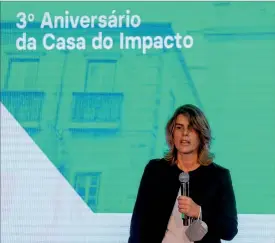  ?? ?? Inês Sequeira é diretora da Casa do Impacto desde a sua fundação