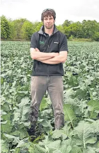  ??  ?? Andrew Orr, above left, Andrew Houstoun, top right, and Matthew McIntyre, bottom right, are all finalists of the M&S farming awards.