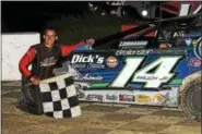  ??  ?? Billy Pauch Jr. won last season’s Thunder on the Hill finale at Grandview Speedway.