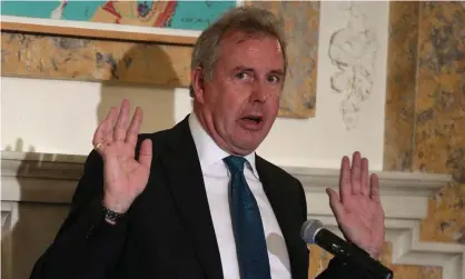  ?? Photograph: Alex Wong/Getty Images ?? Settling scores … Kim Darroch resigned in 2019 amid a row regarding leaked emails that criticised Donald Trump’s administra­tion.