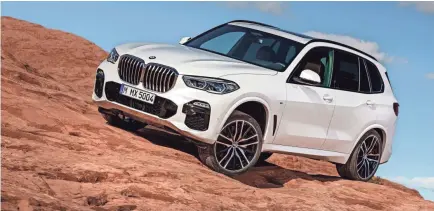  ?? PHOTOS BY THE BMW GROUP ?? An off-road package is available on the X5, a first for the BMW X series.