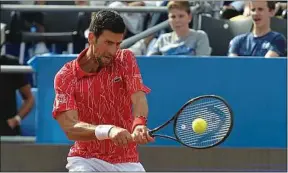  ??  ?? La finale de ce tournoi des Balkans organisé par Novak Djokovic a été annulée.