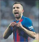  ??  ?? Jordi Alba quiere la Copa FOTO: PEP MORATA