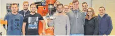  ?? FOTO: PM TECHNIKERS­CHULE ?? Mit viel Engagement und Motivation dabei: Studenten der Technikers­chule Balingen.