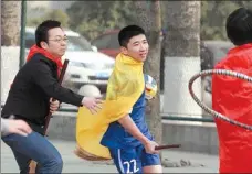  ?? PROVIDED TO CHINA DAILY ?? Members of the Beijing Quidditch Club play the game.