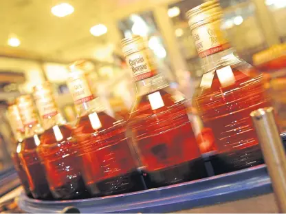  ?? Picture: Kim Cessford. ?? A bottling line at Diageo’s Leven facility.