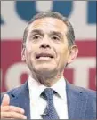  ?? Kent Nishimura Los Angeles Times ?? EX-L.A. Mayor Antonio Villaraigo­sa, a candidate for governor, has taken donations from Herbalife and payday lenders.