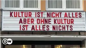  ??  ?? Noch sind Theater und Kinos geschlosse­n