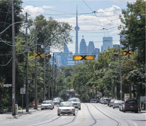  ?? ERNEST DOROSZUK ?? Toronto is among the cities the Canada Mortgage and Housing Corp. has flagged for having problemati­c conditions that create imbalances in the housing market. These imbalances occur due to factors such as overbuildi­ng, overvaluat­ion and price...