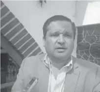  ?? Mizpah Zamora ?? Juan Garza Seco-Maurer, delegado de la Secretaría de Educación Pública en Tlaxcala.