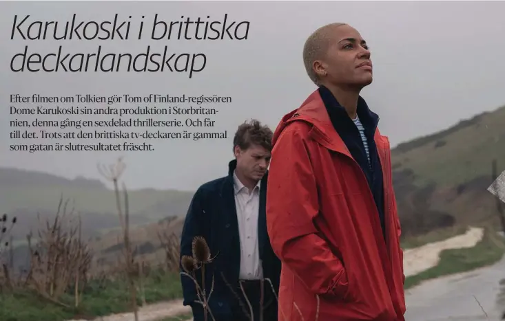  ?? FOTO: GARETH GATRELL ?? Billy Howle och Cush Jumbo i en thriller om en mamma som försöker sätta dit sin sons mördare.