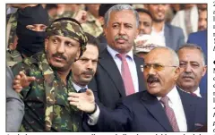  ?? (Photo EPA) ?? Après les propos «pro-saoudiens » de l’ancien président yéménite Ali Abdallah Saleh, l’alliance entre les deux composante­s rebelles semble avoir volé en éclats.